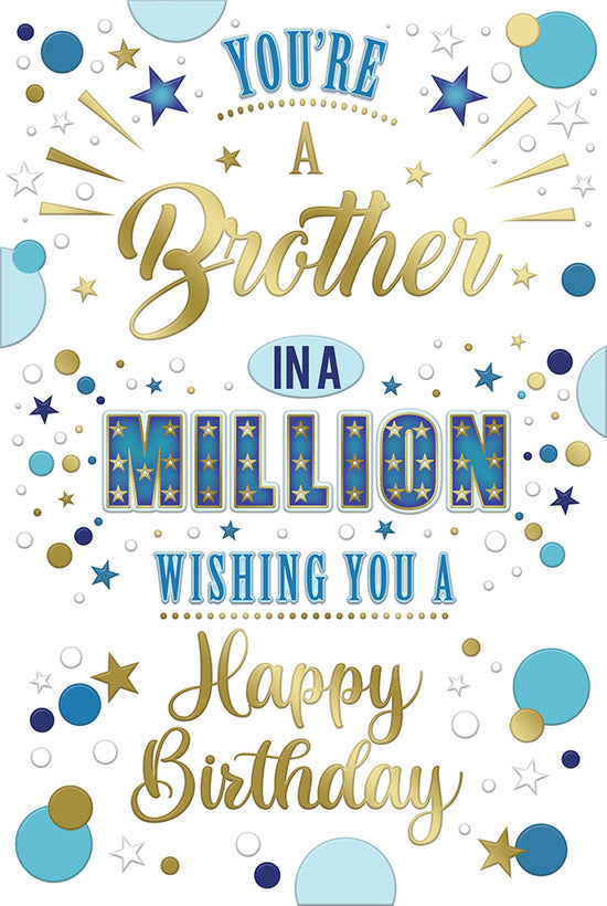 Xpress Yourself C75 Birthday Brother 6pk