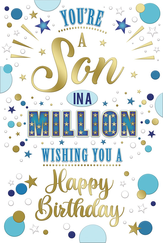 Xpress Yourself C75 Birthday Son 6pk