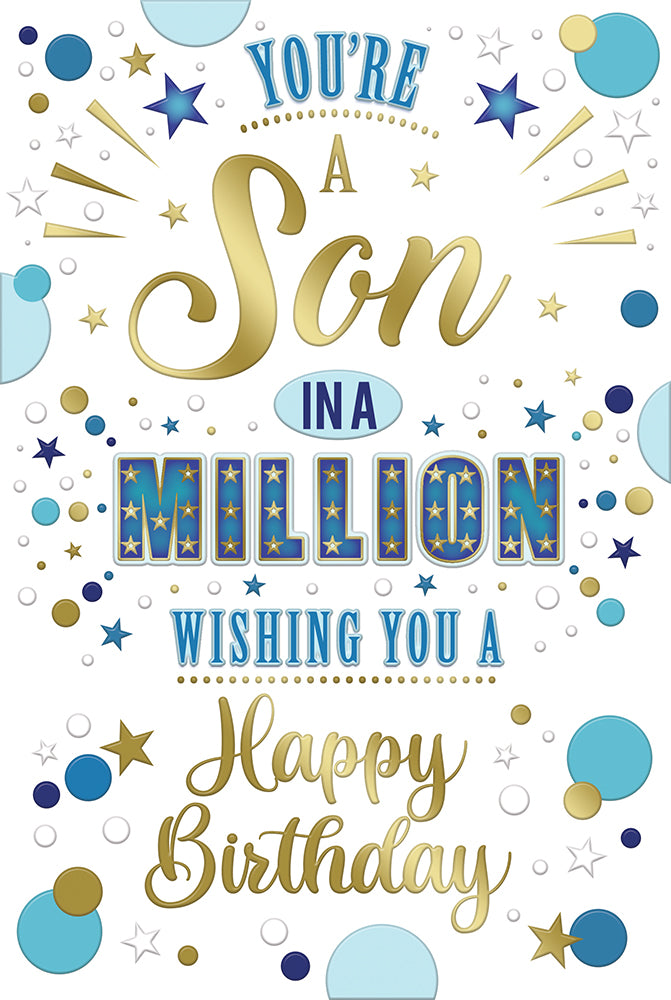 Xpress Yourself C75 Birthday Son 6pk
