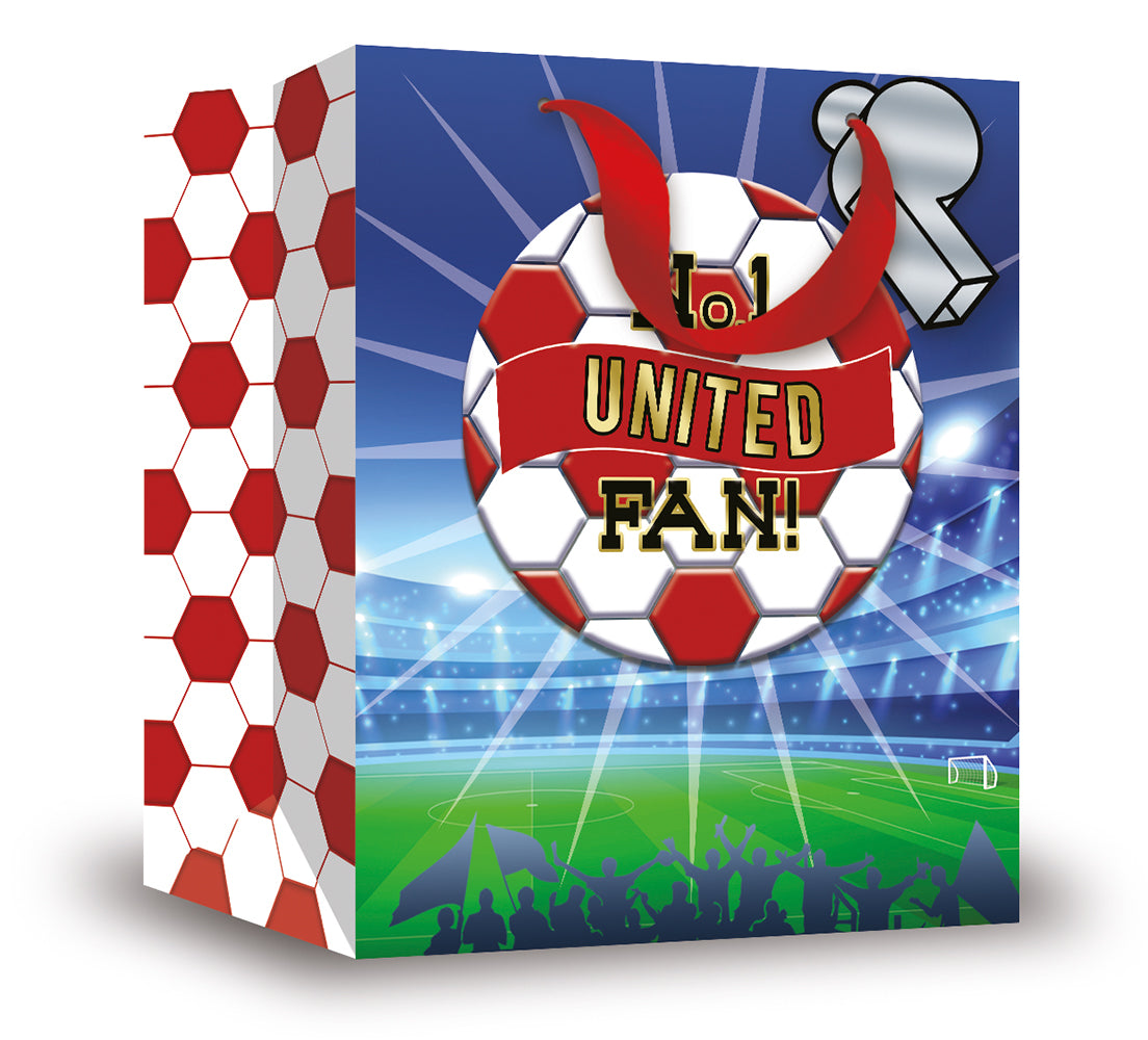 Gift Bag United Fan Large 6pk