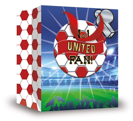 Gift Bag United Fan Large 6pk