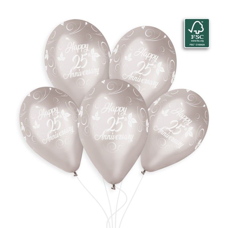 Gemar Happy Anniversary 13" Latex Balloons 6pk