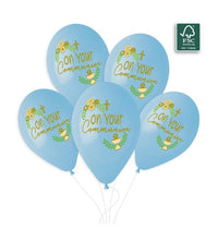 Gemar Communion Blue 13" Latex Balloons 6pk