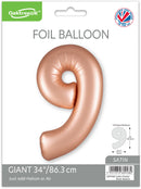 Oaktree Foil Balloon Pastel Rose Quartz 34" No. 9