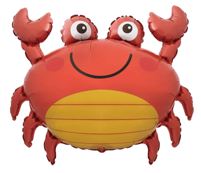Flexmetal Crab 36" Foil Balloon