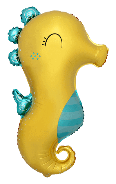 Flexmetal Seahorse 32" Foil Balloon