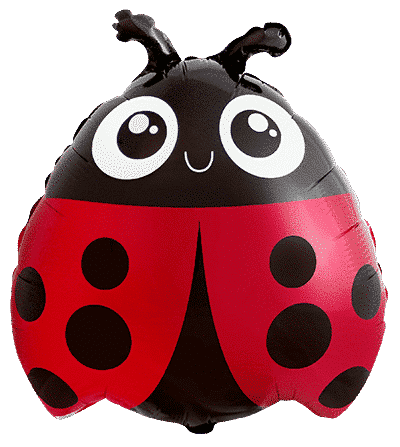 Flexmetal Ladybug Cute 24" Foil Balloon