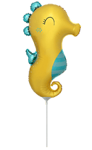 Flexmetal Seahorse 13" Air Fill Foil Balloon