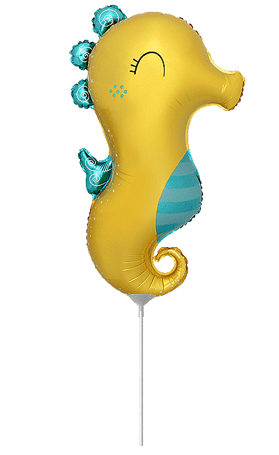 Flexmetal Seahorse 13" Air Fill Foil Balloon