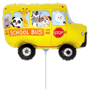 Flexmetal School Bus 13" Air Fill Foil Balloon