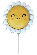 Flexmetal Baby Daisy 11" Air Fill Foil Balloon
