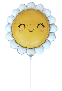Flexmetal Baby Daisy 11" Air Fill Foil Balloon