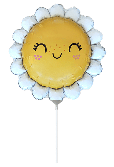 Flexmetal Baby Daisy 11" Air Fill Foil Balloon