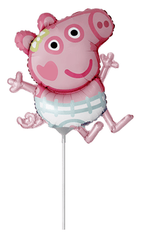 Flexmetal Evie Pig 12" Air Fill Foil Balloon