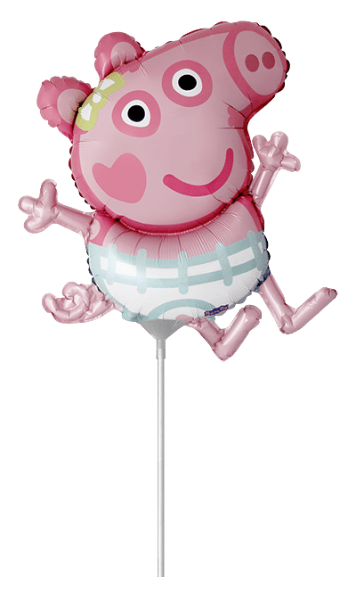 Flexmetal Evie Pig 12" Air Fill Foil Balloon