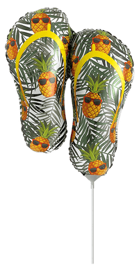 Flexmetal Flip Flops 13" Air Fill Foil Balloon