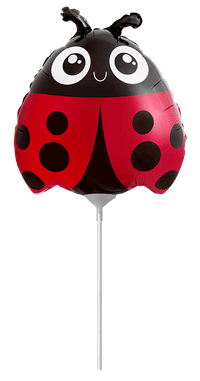 Flexmetal Ladybug Cute 11" Air Fill Foil Balloon