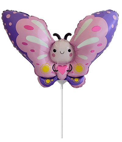 Flexmetal Cute Butterfly Pink 16" Air Fill Foil