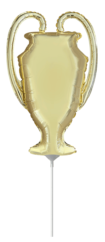 Flexmetal Gold Trophy 12" Air Fill Foil Balloon