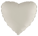 Flexmetal Matte Creamy Latte 18" Heart Foil