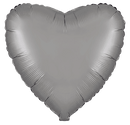 Flexmetal Matte Moonlight Silver 18" Heart Foil