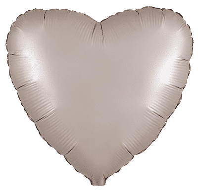Flexmetal Matte Starlight Gold 18" Heart Foil