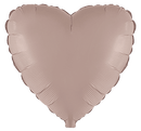 Flexmetal Matte Vintage Rose 18" Heart Foil