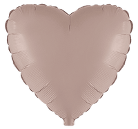 Flexmetal Matte Vintage Rose 18" Heart Foil