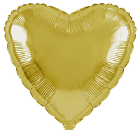 Flexmetal Gold 18" Heart Foil Balloon