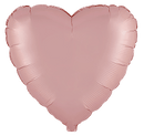 Flexmetal Pastel Light Orange 18" Heart Foil