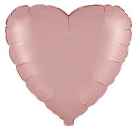 Flexmetal Pastel Light Orange 18" Heart Foil