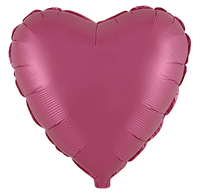 Flexmetal Pastel Red 18" Heart Foil Balloon