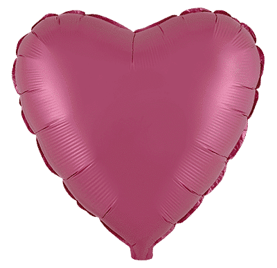 Flexmetal Pastel Red 18" Heart Foil Balloon