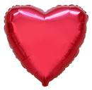 Flexmetal Red 18" Heart Foil Balloon