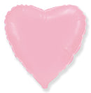 Flexmetal Pastel Pink 18" Heart Foil Balloon