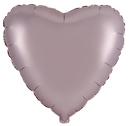 Flexmetal Satin Mushroom 18" Heart Foil Balloon