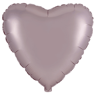Flexmetal Satin Mushroom 18" Heart Foil Balloon