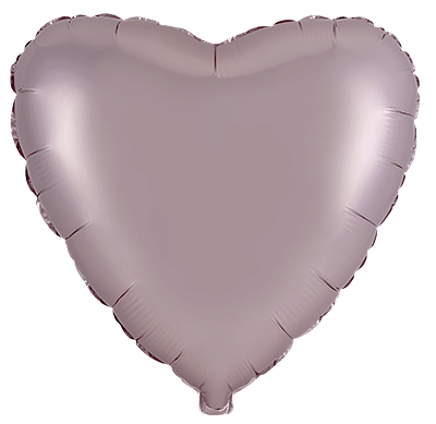 Flexmetal Satin Mushroom 18" Heart Foil Balloon
