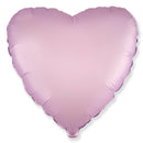 Flexmetal Satin Pastel Lilac 18" Heart Foil