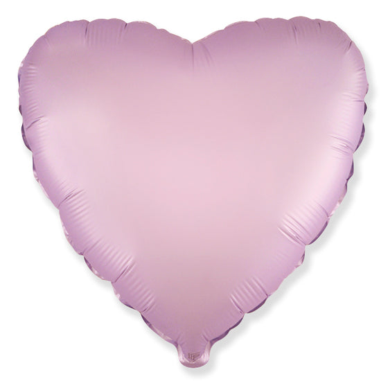Flexmetal Satin Pastel Lilac 18" Heart Foil