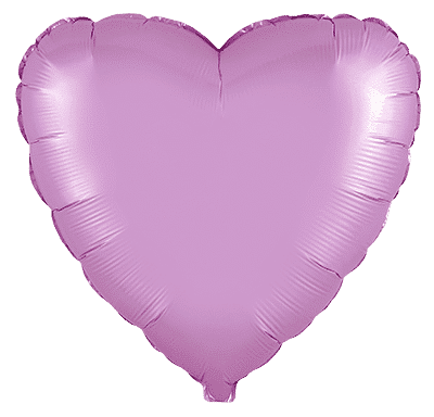 Flexmetal Satin Pastel Pink 18" Heart Foil Balloon