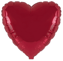 Flexmetal Red Ultra 32" Heart Foil Balloon