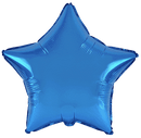 Flexmetal Blue 18" Star Foil Balloon