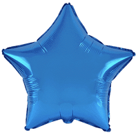 Flexmetal Blue 18" Star Foil Balloon