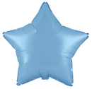 Flexmetal Pastel Baby Blue 18" Star Foil Balloon