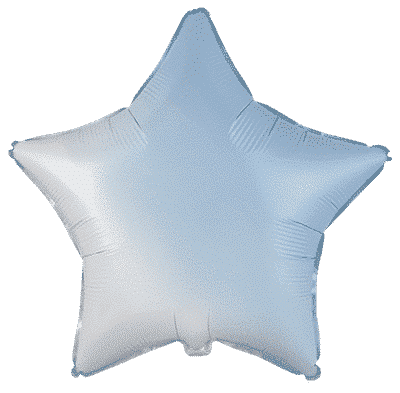 Flexmetal Blue Gradient 18" Star Foil Balloon