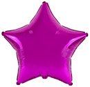 Flexmetal Fuchsia 18" Star Foil Balloon