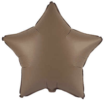 Flexmetal Matte Chocolate Brown 18" Star Foil