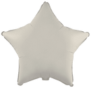 Flexmetal Matte Creamy Latte 18" Star Foil Balloon