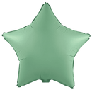 Flexmetal Matte Mint 18" Star Foil Balloon